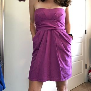 SOLD Mini formal pinkish purple dress WITH POCKETS